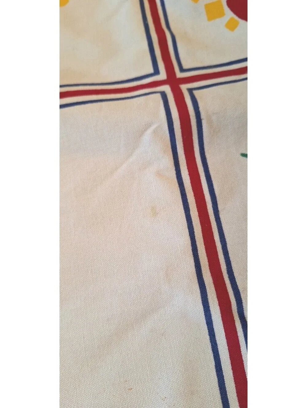 Vintage Folk Art Rectangular Tablecloth 52.5